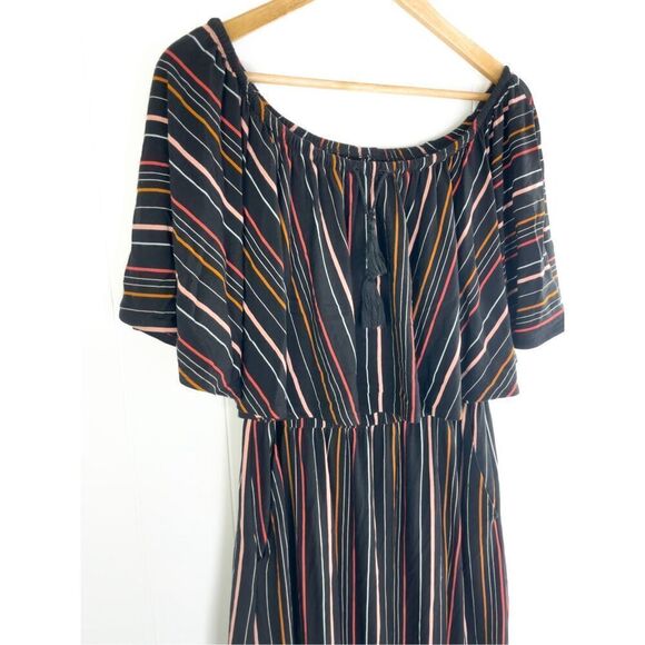 NWT Garnet Hill Off-The-Shoulder Knit Maxi Dress Size M - Picture 4 of 15